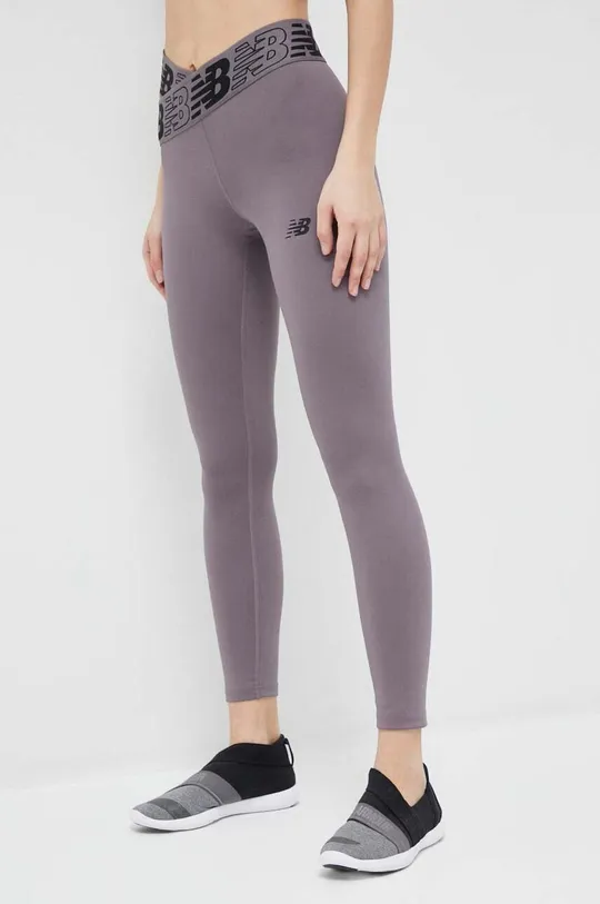 szürke New Balance edzős legging Relentless Crossover Női