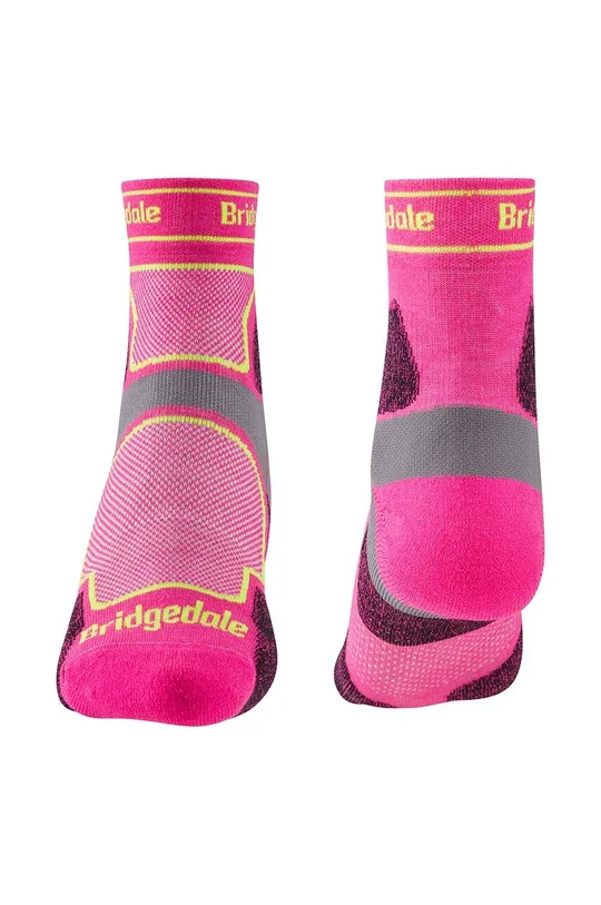 Ponožky Bridgedale Ultralight T2 Coolmax Sport 3/4 ružová