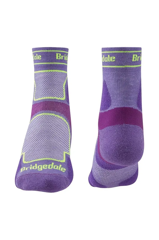 Κάλτσες Bridgedale Ultralight T2 Coolmax Sport 3/4 μωβ