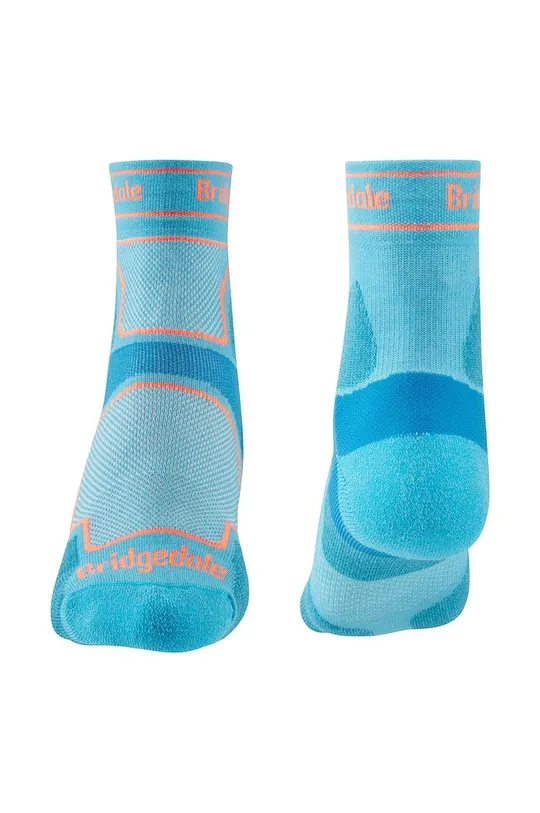 Ponožky Bridgedale Ultralight T2 Coolmax Sport 3/4 tyrkysová