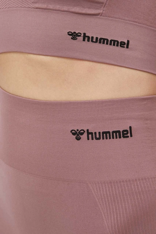 różowy Hummel legginsy treningowe hmlTIF SEAMLESS HIGH WAIST TIGHTS