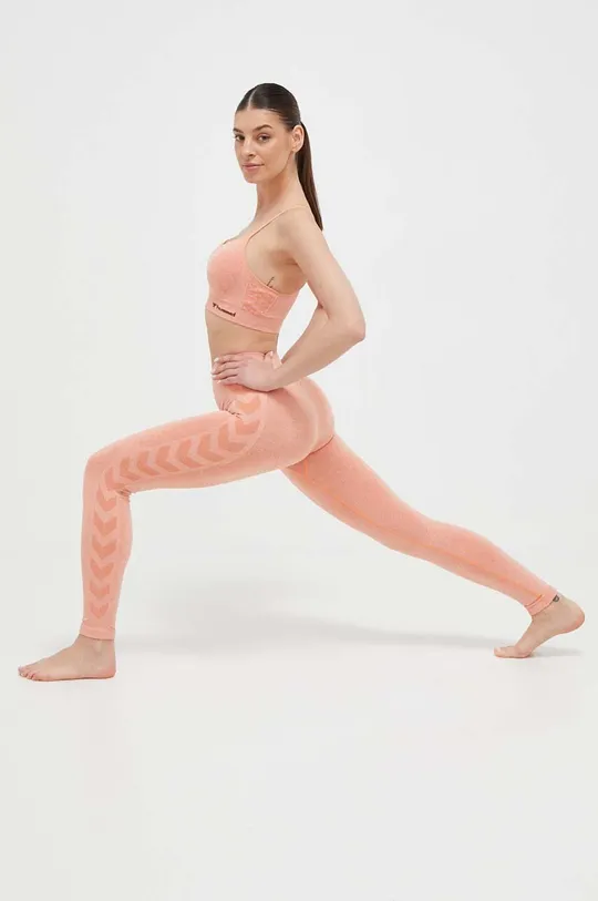 arancione Hummel leggins per joga