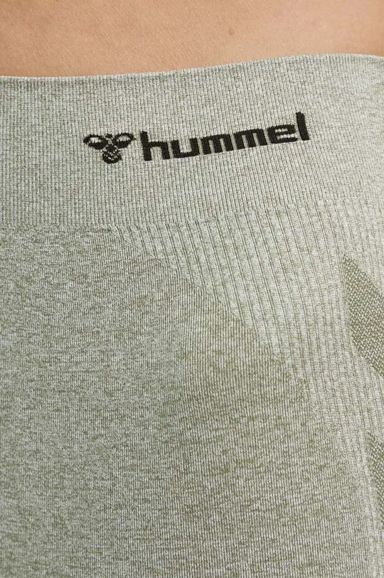 зелёный Леггинсы для йоги Hummel