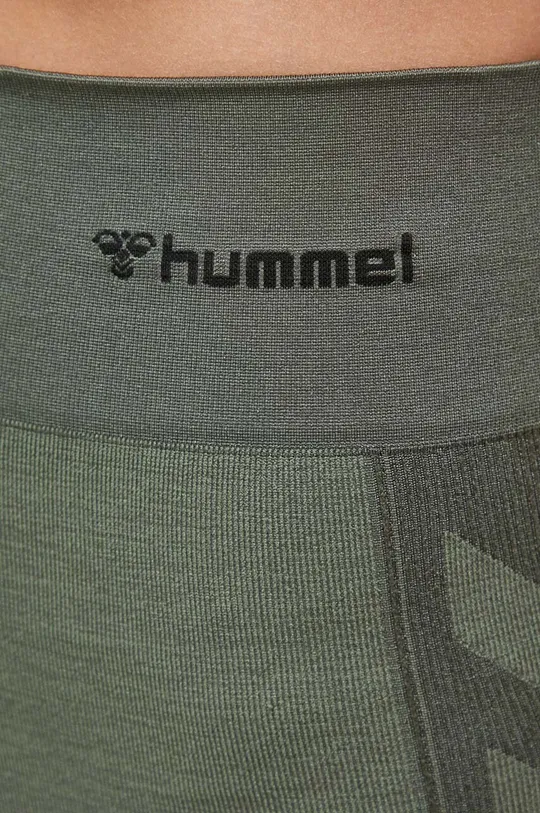 зелений Легінси для тренувань Hummel Clea