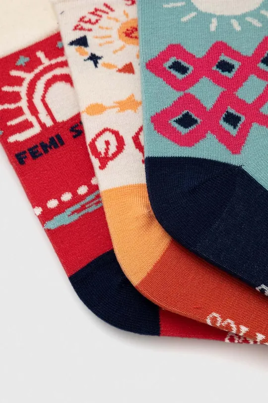 Ponožky Femi Stories 3-pak béžová