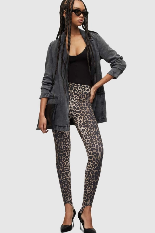 AllSaints legginsy LEPPO STIRUP LEGGING Damski