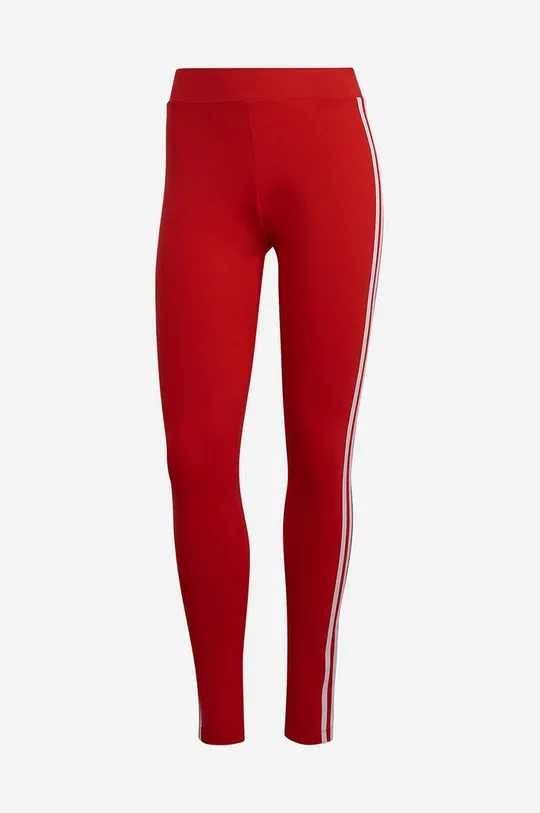 czerwony adidas Originals legginsy