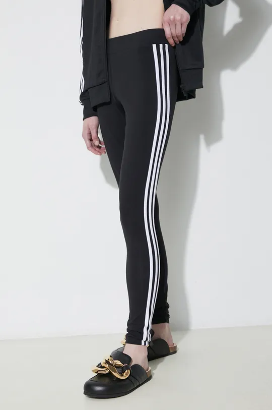 crna Tajice adidas Originals 3 Stripes Tigh