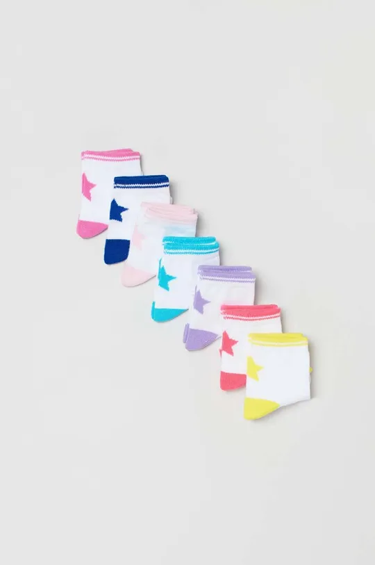 барвистий Дитячі шкарпетки OVS 7-pack Для дівчаток