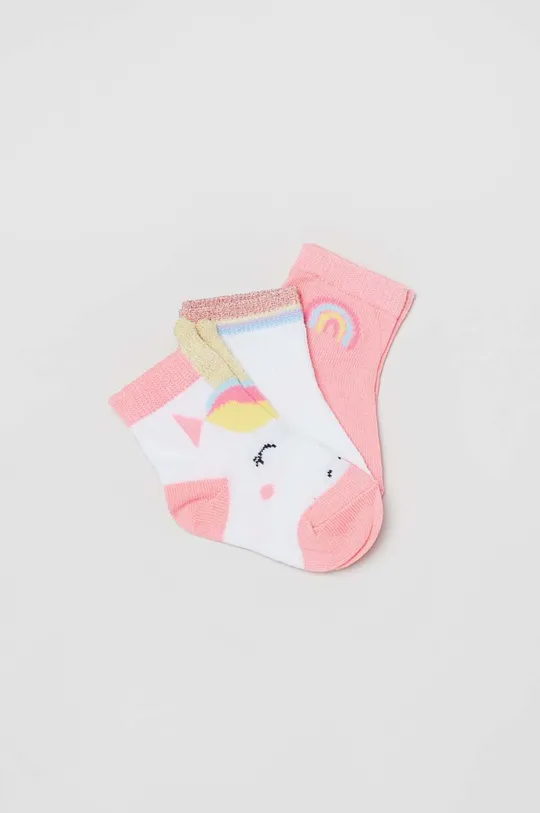 ροζ Κάλτσες μωρού OVS 3-pack Για κορίτσια