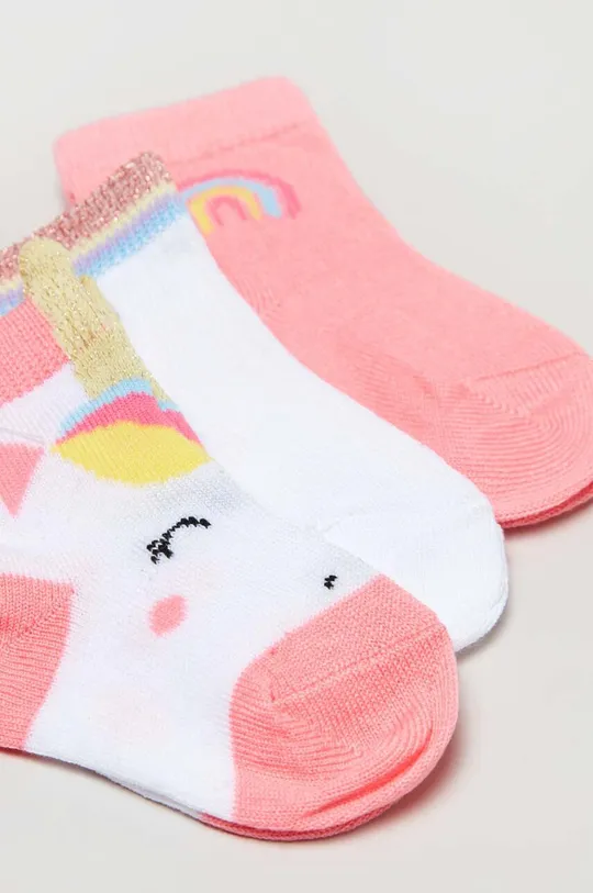 Κάλτσες μωρού OVS 3-pack ροζ