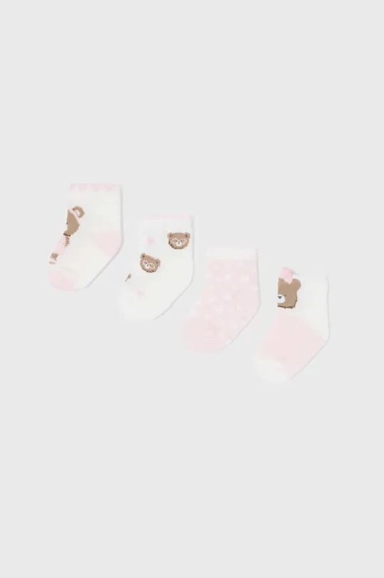 ροζ Κάλτσες μωρού Mayoral Newborn 4-pack Για κορίτσια