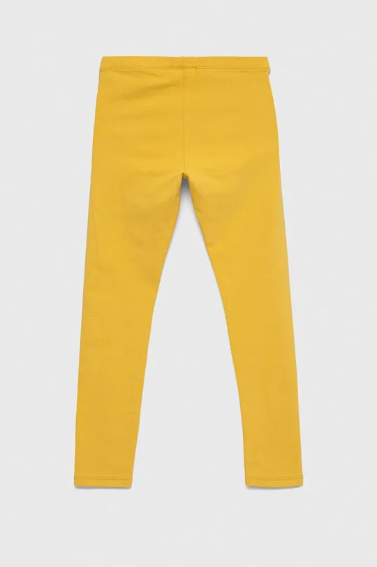 United Colors of Benetton legginsy dziecięce żółty