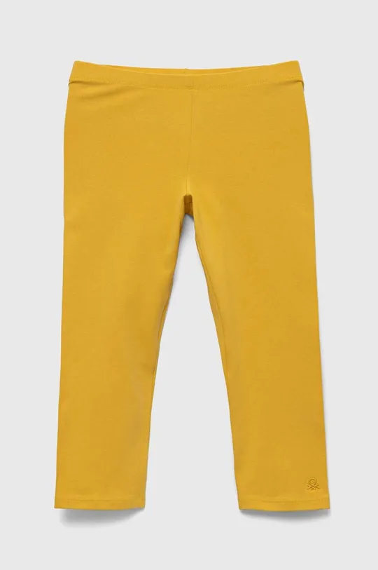 żółty United Colors of Benetton legginsy Dziewczęcy