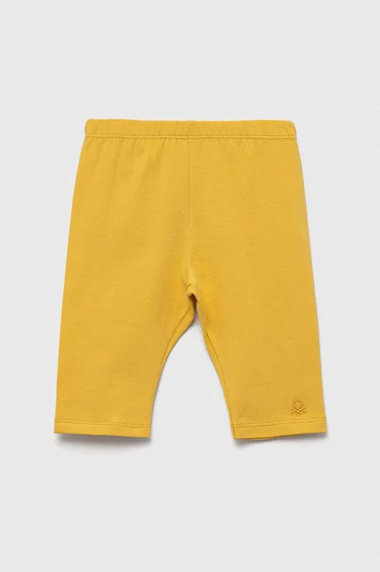 żółty United Colors of Benetton legginsy Dziewczęcy