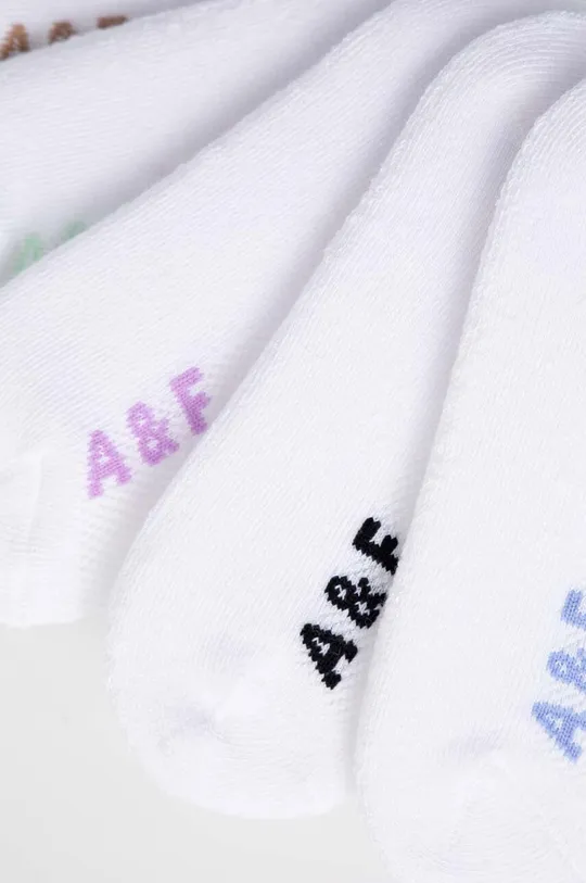Dječje čarape Abercrombie & Fitch 5-pack bijela