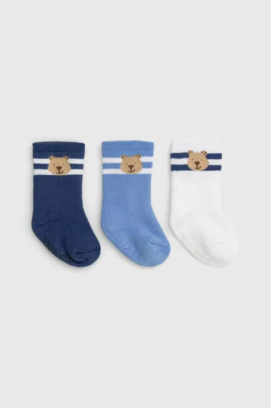 μπλε Κάλτσες μωρού GAP 3-pack Για κορίτσια