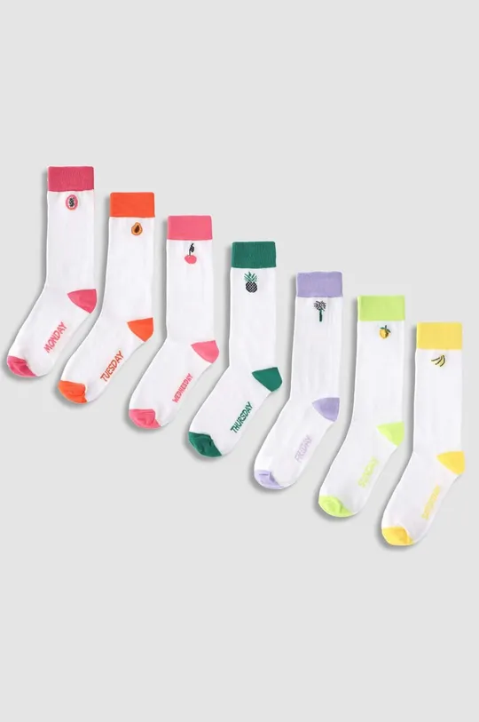 λευκό Παιδικές κάλτσες Coccodrillo 7-pack Για κορίτσια