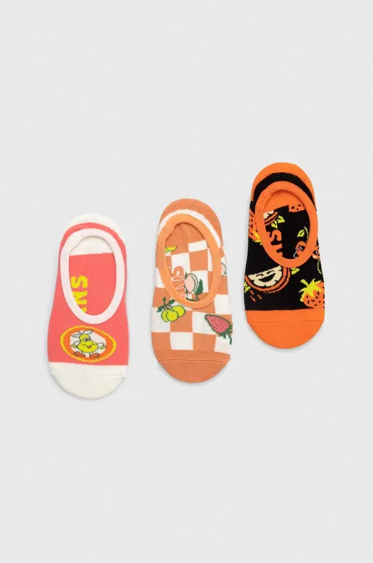 πορτοκαλί Παιδικές κάλτσες Vans LET THERE BE FRUIT CANO CALYPSO CORAL 3-pack Για κορίτσια