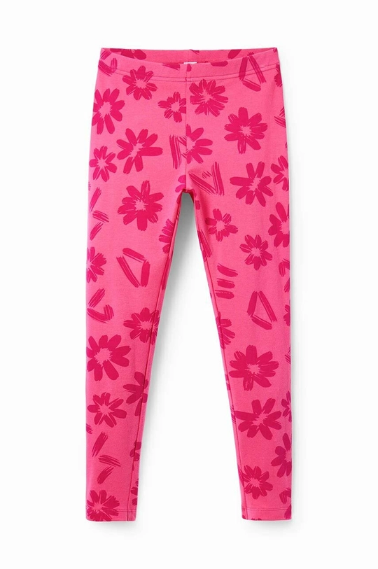 Desigual legginsy dziecięce różowy