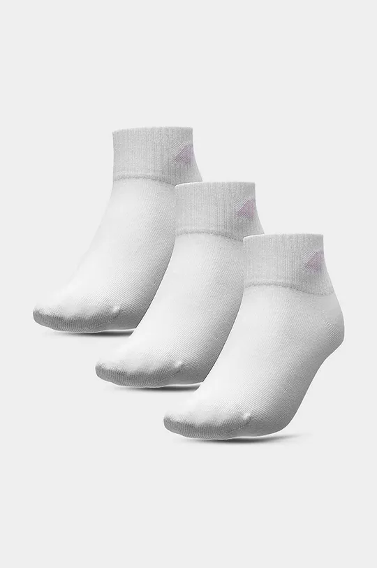 bela Otroške nogavice 4F 3-pack Dekliški