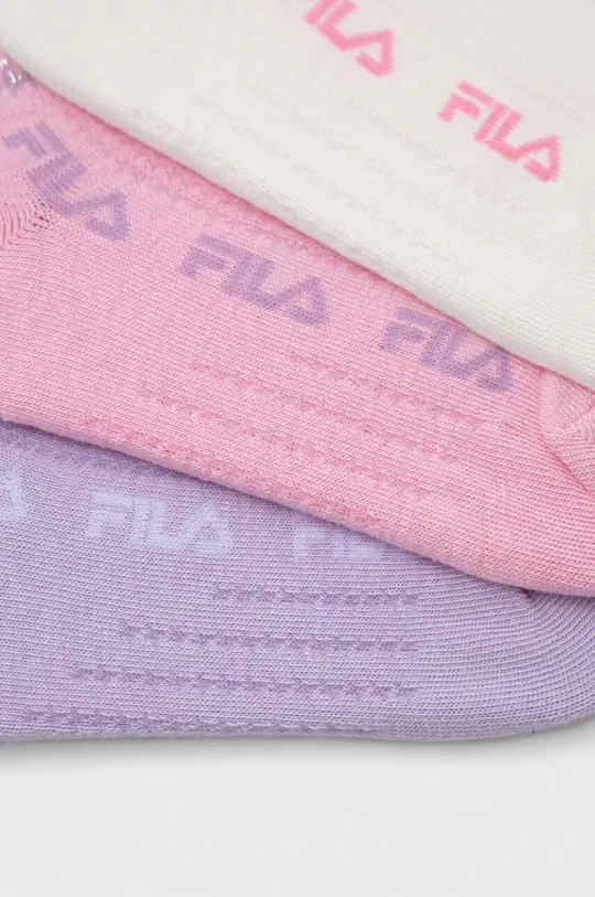 Παιδικές κάλτσες Fila 3-pack ροζ