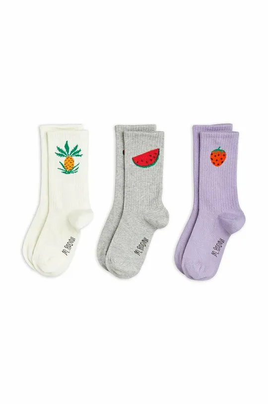 fialová Dětské ponožky Mini Rodini 3-pack Dětský