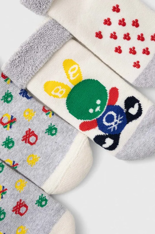Κάλτσες μωρού United Colors of Benetton 2-pack γκρί