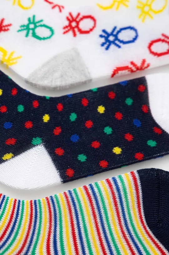 Шкарпетки для немовлят United Colors of Benetton 3-pack барвистий
