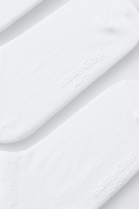 Dětské ponožky GAP 4-pack bílá