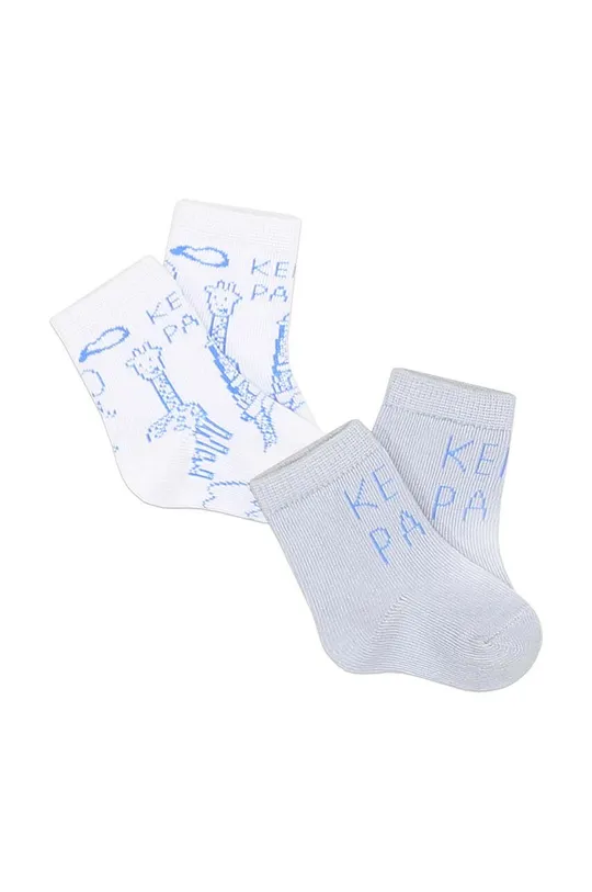μπλε Παιδικές κάλτσες Kenzo Kids 2-pack Παιδικά