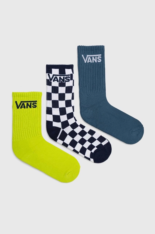 šarena Dječje čarape Vans BY CLASSIC CREW BOYS EVENING PRIMROS 3-pack Dječji