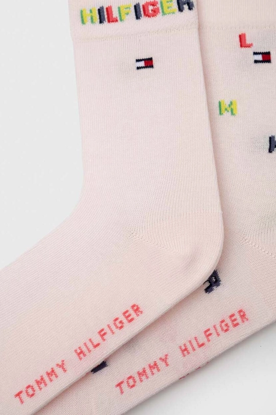 Tommy Hilfiger skarpetki dziecięce 2-pack różowy