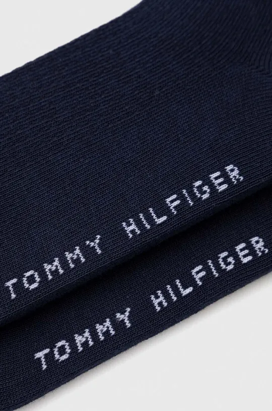 Otroške nogavice Tommy Hilfiger 2-pack mornarsko modra