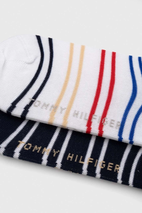 Otroške nogavice Tommy Hilfiger 2-pack mornarsko modra