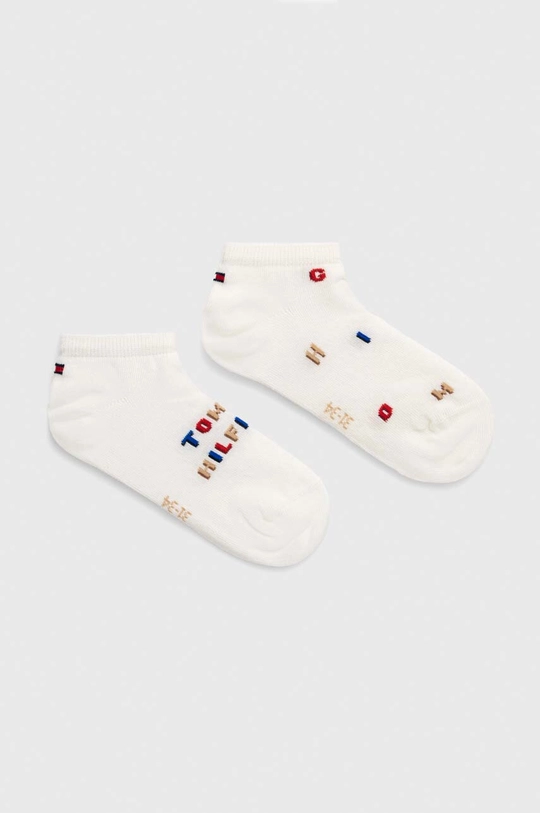 beżowy Tommy Hilfiger skarpetki dziecięce 2-pack Dziecięcy