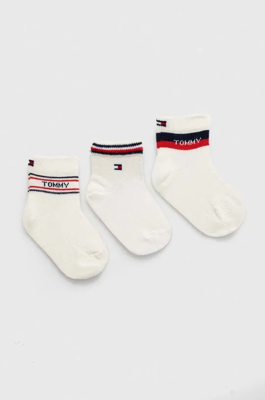béžová Detské ponožky Tommy Hilfiger 3-pak Detský