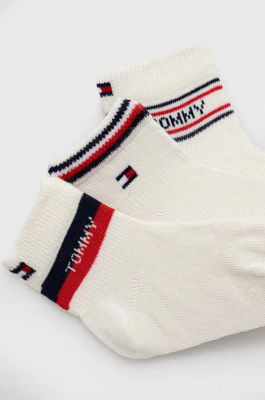 Дитячі шкарпетки Tommy Hilfiger 3-pack бежевий