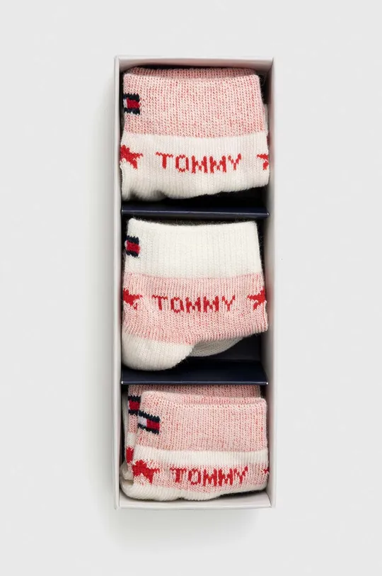 Κάλτσες μωρού Tommy Hilfiger 3-pack ροζ