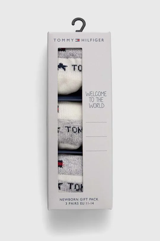 Шкарпетки для немовлят Tommy Hilfiger 3-pack  71% Бавовна, 28% Поліамід, 1% Еластан