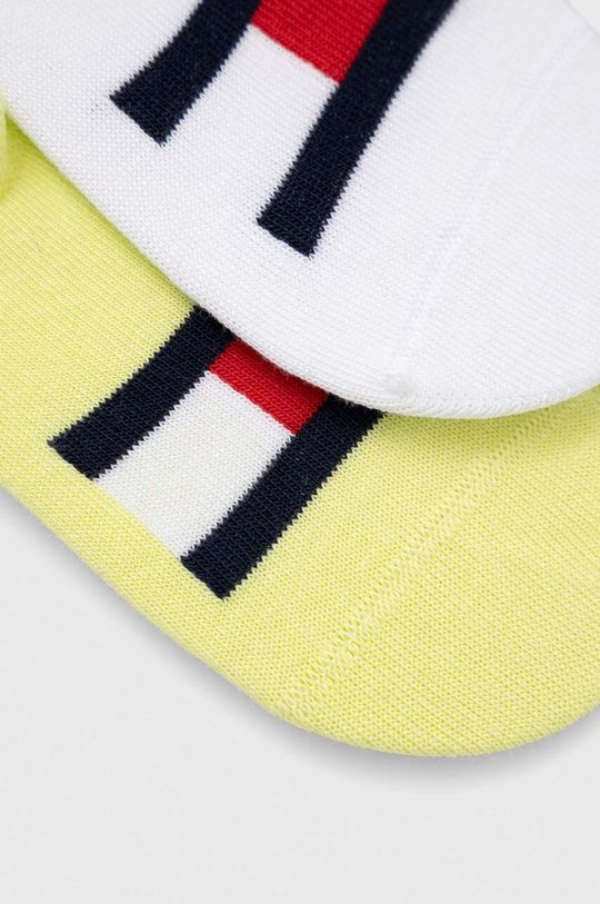 Dětské ponožky Tommy Hilfiger 2-pack jasně žlutá