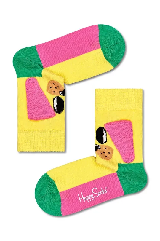 κίτρινο Παιδικές κάλτσες Happy Socks Kids Doggo Παιδικά