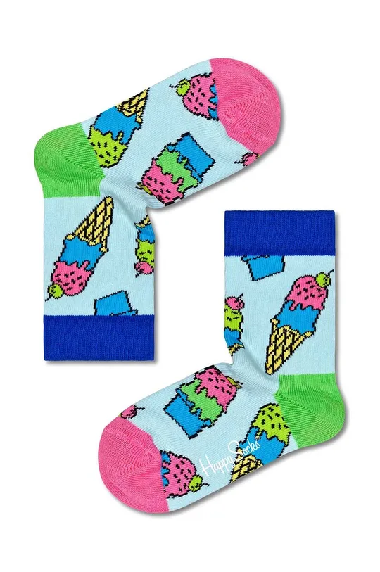 голубой Детские носки Happy Socks Kids Ice Cream Детский