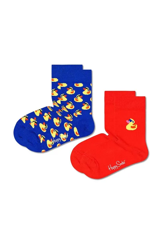 viacfarebná Detské ponožky Happy Socks Kids Rubberduck 2-pak Detský