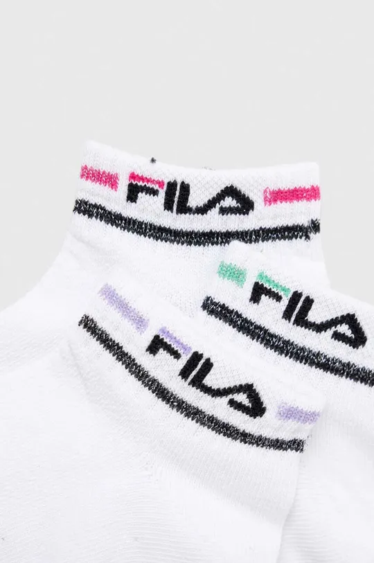 Дитячі шкарпетки Fila 3-pack білий