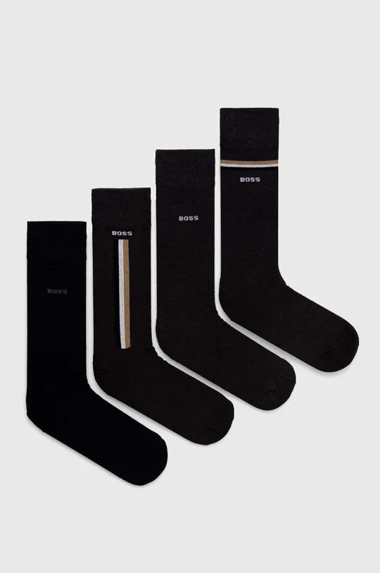 γκρί Κάλτσες BOSS 4-pack Ανδρικά