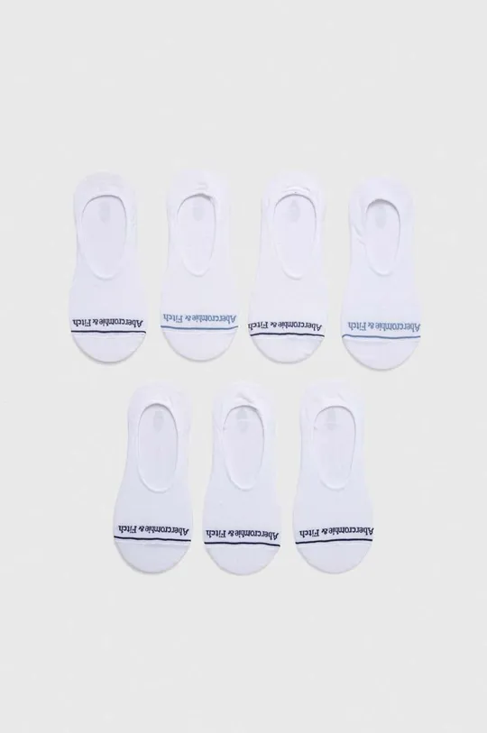 λευκό Κάλτσες Abercrombie & Fitch 7-pack Ανδρικά