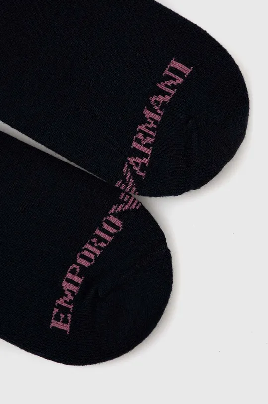 Κάλτσες Emporio Armani Underwear 2-pack σκούρο μπλε