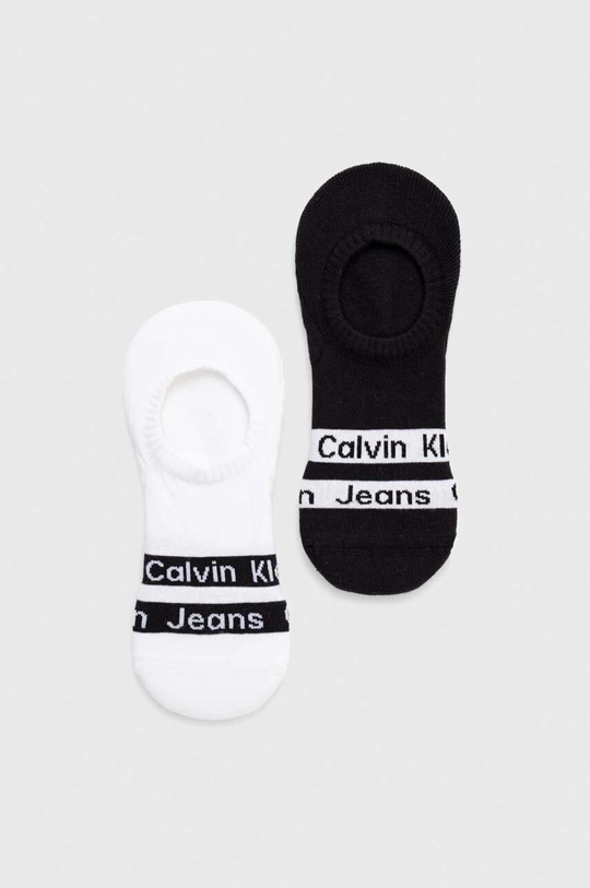 bijela Stopalice Calvin Klein 2-pack Muški