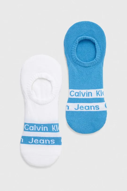 niebieski Calvin Klein stopki 2-pack Męski